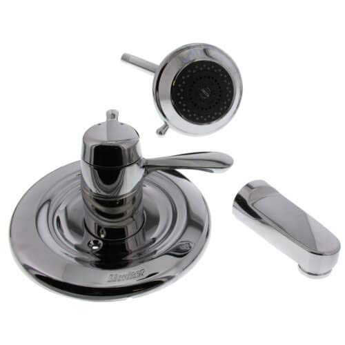 Delta Classic Monitor 17 Series Tub and Shower Trim Kit - Chrome Finish for Bathroom Renovation | Perfect for Modern Home Upgrades & Spa-Like Experience