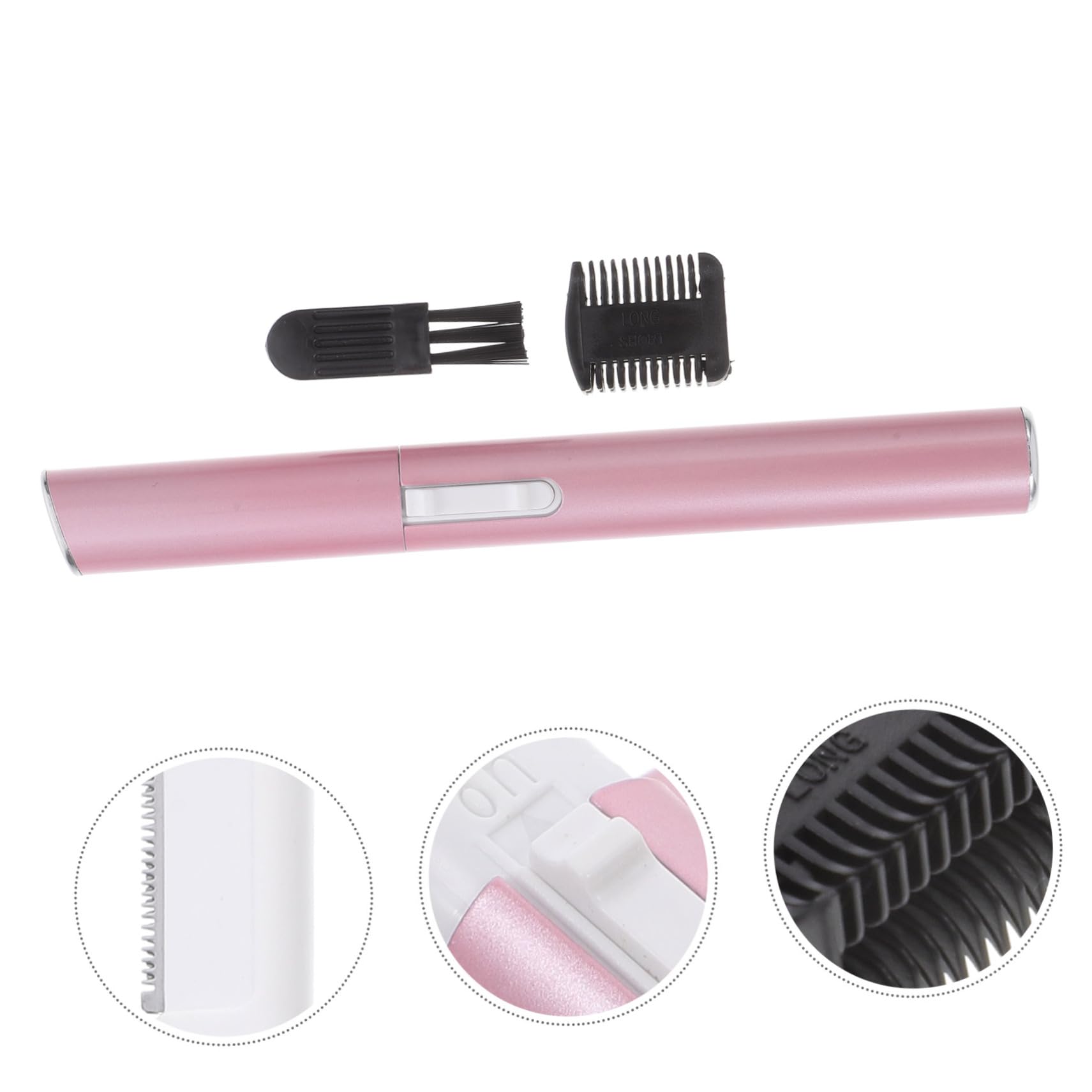 Electric Eyebrow Trimmer for Women - Rechargeable Lady Shaver with Nose Hair Removal, Compact & Safe Design, Washable Head - Perfect for Travel, Home Use, and Personal Grooming