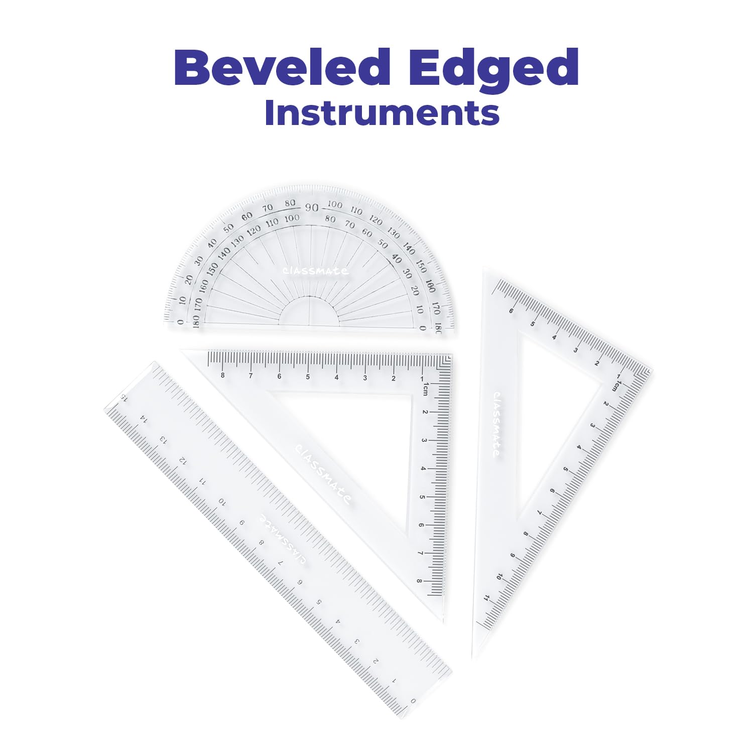 Archimedes Mathematical Drawing Instruments Set - Precision Geometry Tools for Students & Engineers - Perfect for Classroom, Engineering Drafting & Technical Drawing
