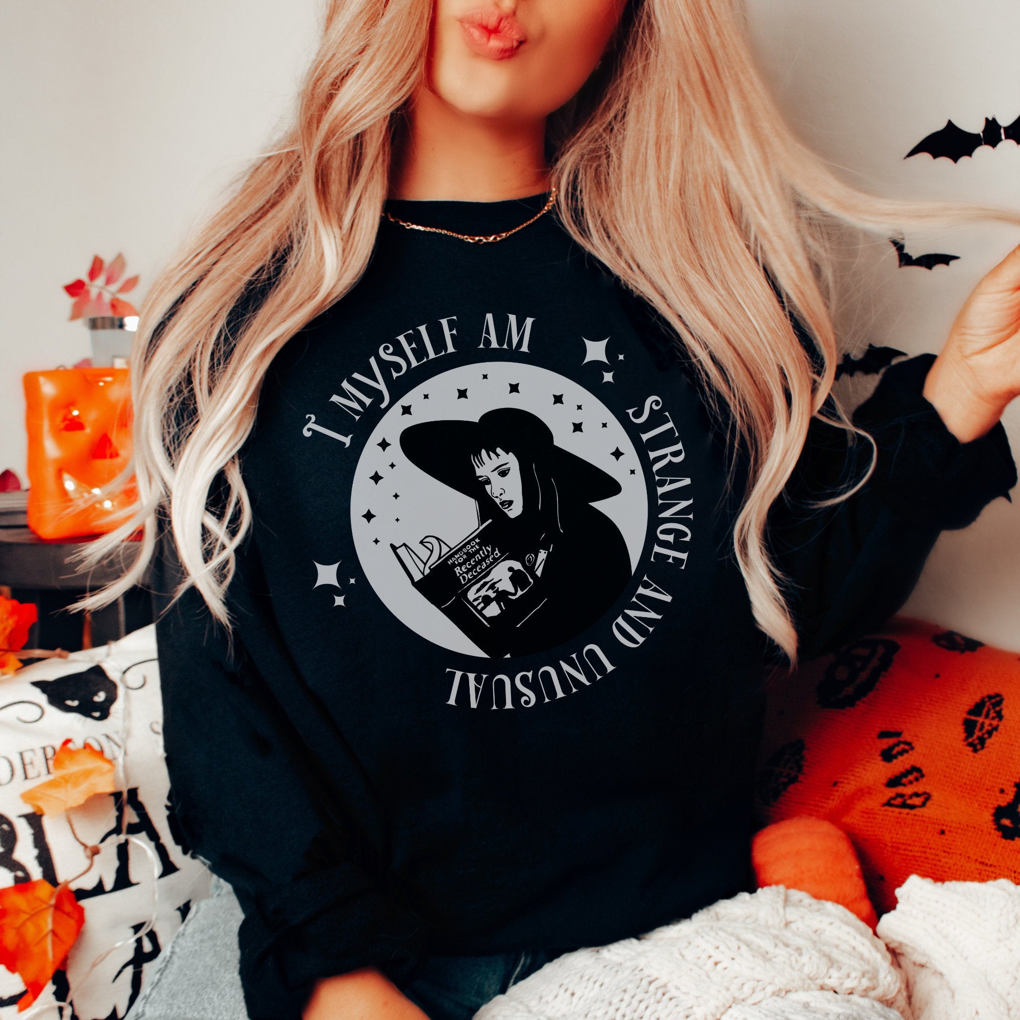 Lydia Deets Halloween Shirt - Unique & Spooky Costume Sweater for Women | Perfect Halloween Gift & Matching Couples Outfit for Trick or Treating