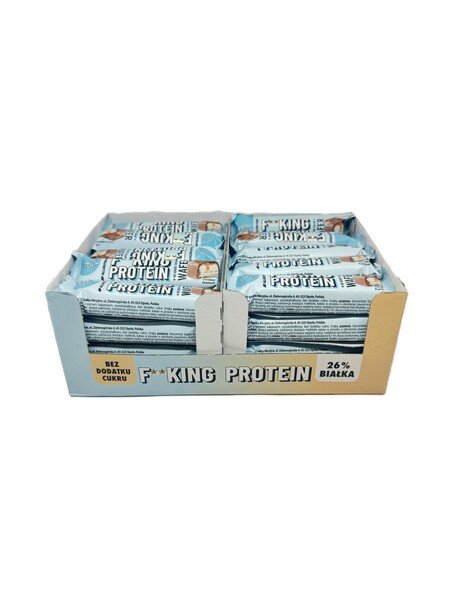 Allnutrition Fitking Protein Wafer - Coconut Flavor (40 Pack x 37g) | High Protein Snack for Fitness, Keto & Weight Loss | Perfect for Gym, Work & On-the-Go Nutrition