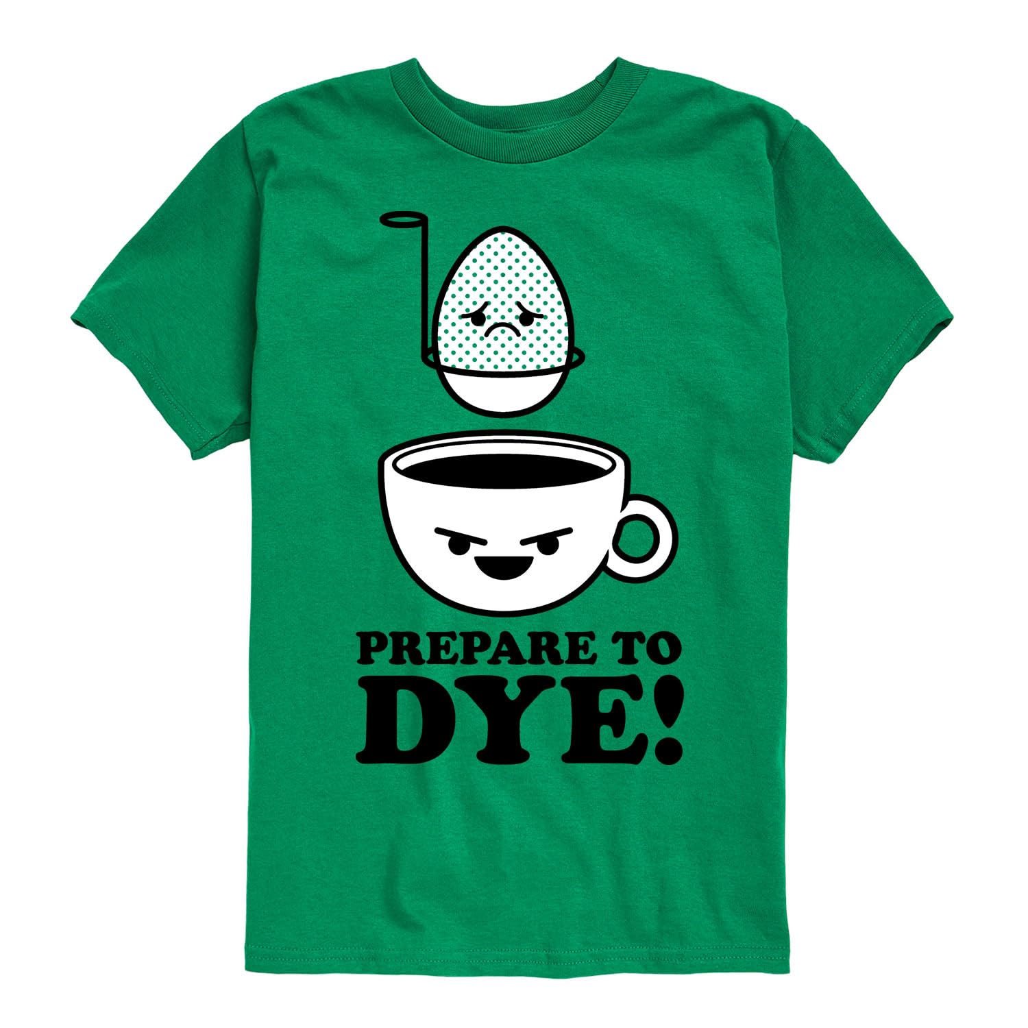 Easter Egg Dyeing Youth Short Sleeve T-Shirt - Fun Easter Activity Outfit for Kids & Teens - Perfect for Egg Decorating Parties & Spring Celebrations