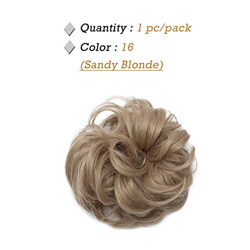 Messy Bun Hair Extension for Curly Hair - Clip-in Updo Hairpiece for Women | Perfect for Weddings, Parties & Everyday Styling
