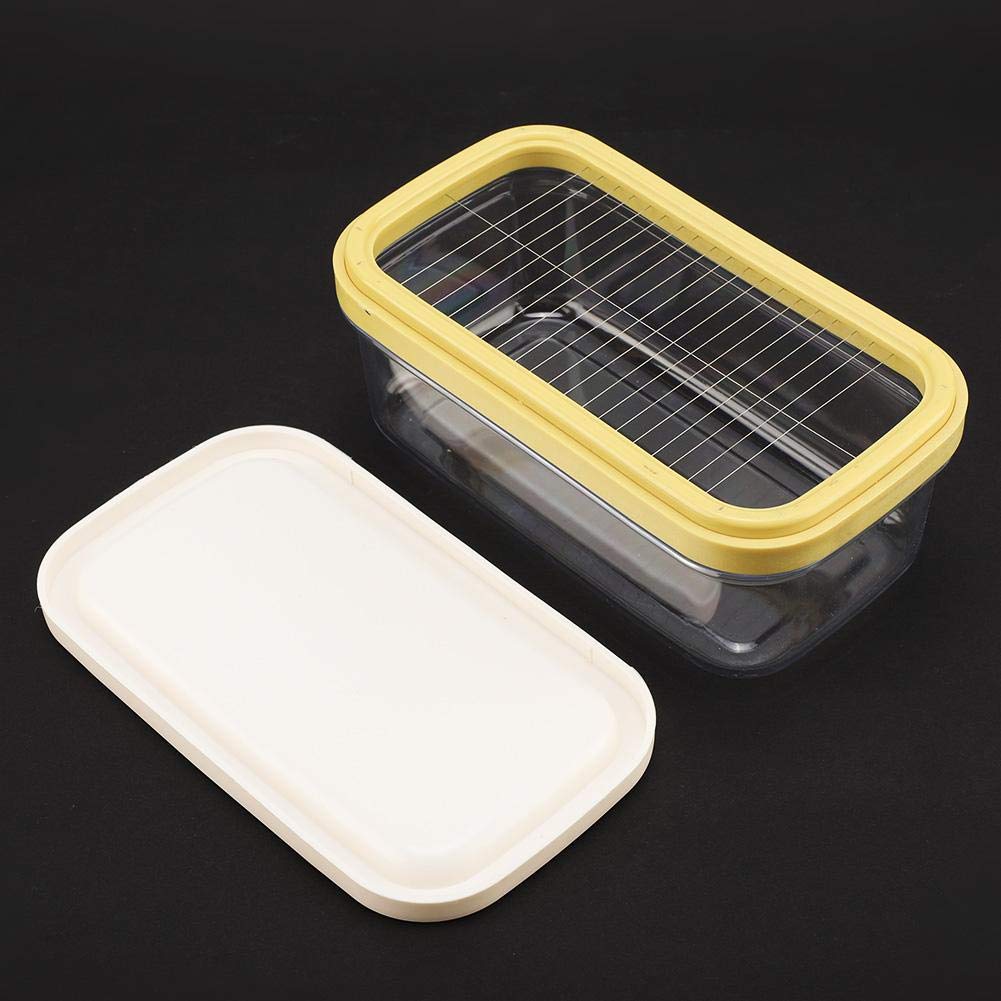 Fdit Butter Box Cheese Container with Cutting Net - Airtight Food Storage Box for Kitchen, Refrigerator & Picnic - Keep Cheese Fresh & Organized