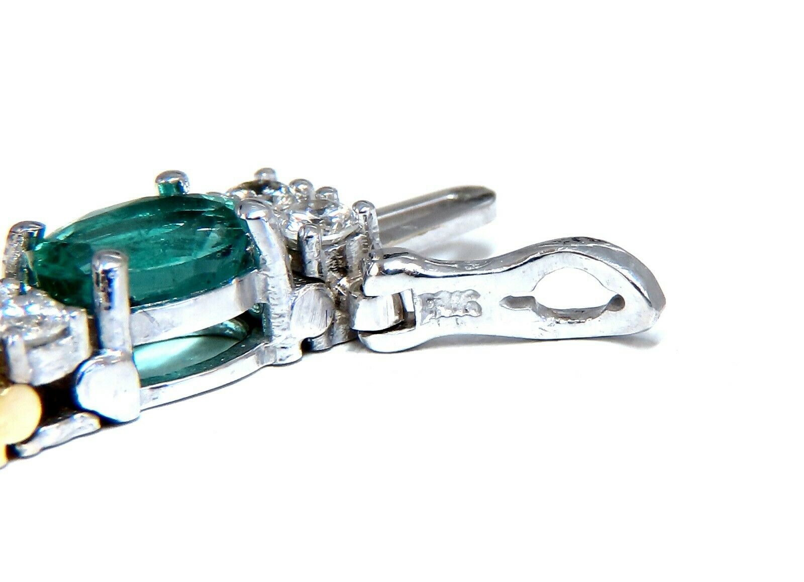26.50ct Natural Emerald Aquamarine & Red Tourmaline Bracelet - 14K Gold Gemstone Jewelry for Women - Perfect for Weddings, Parties & Special Occasions