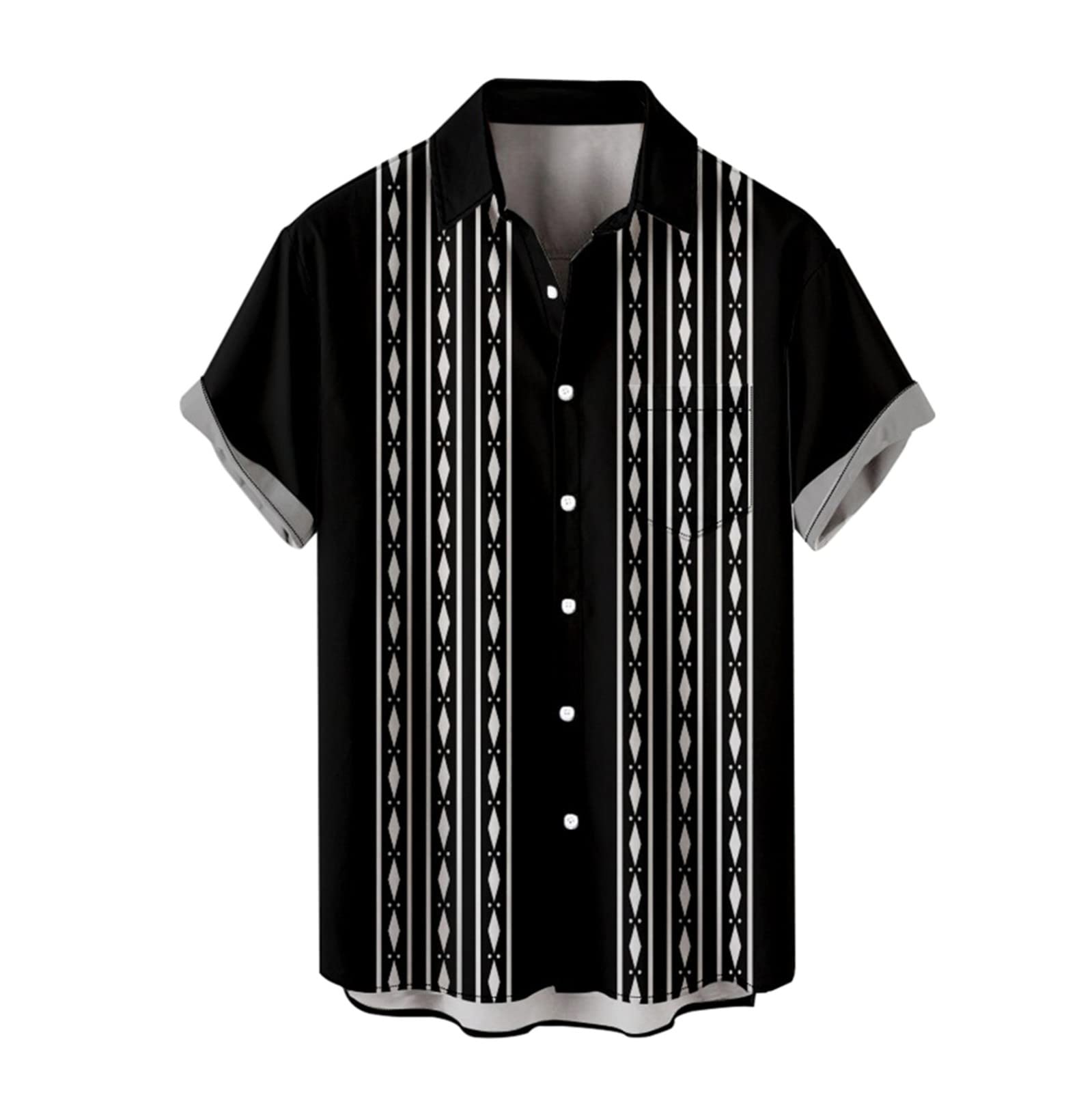 **Men's Floral Hawaiian Shirts - Short Sleeve Button Down Casual Summer Beach Shirts for Vacation, Party & Outdoor Activities**