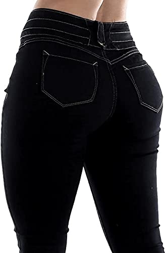 Best Colombian Butt Lifting Jeans for Women - High Waisted Skinny Stretch Denim - Perfect for Night Out & Date Night