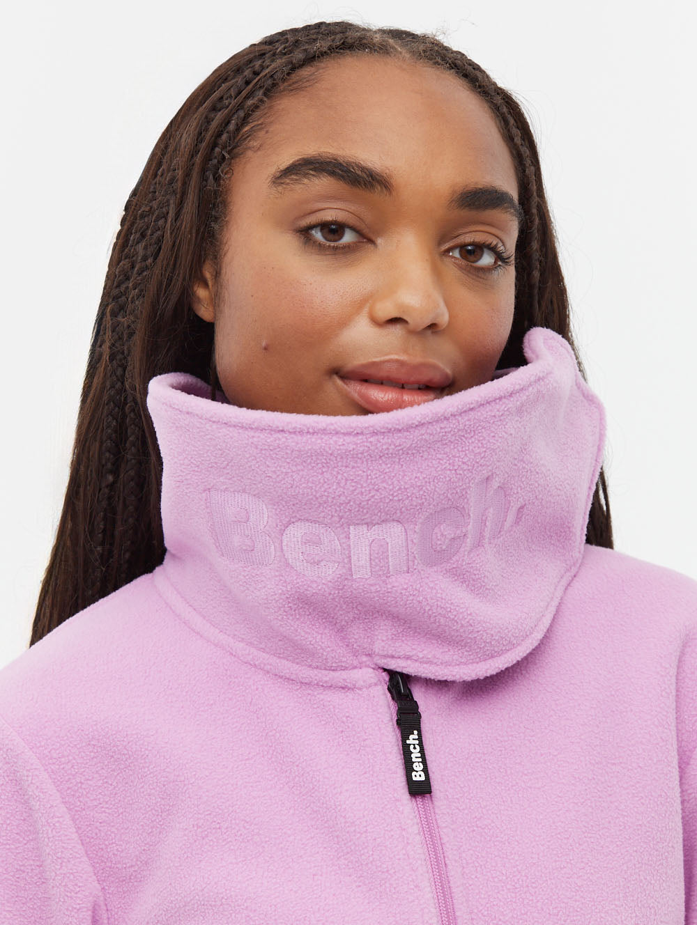 Women's Funnel Neck Microfleece Zip Up Jacket - Soft Warm Winter Pullover for Outdoor Activities & Casual Wear