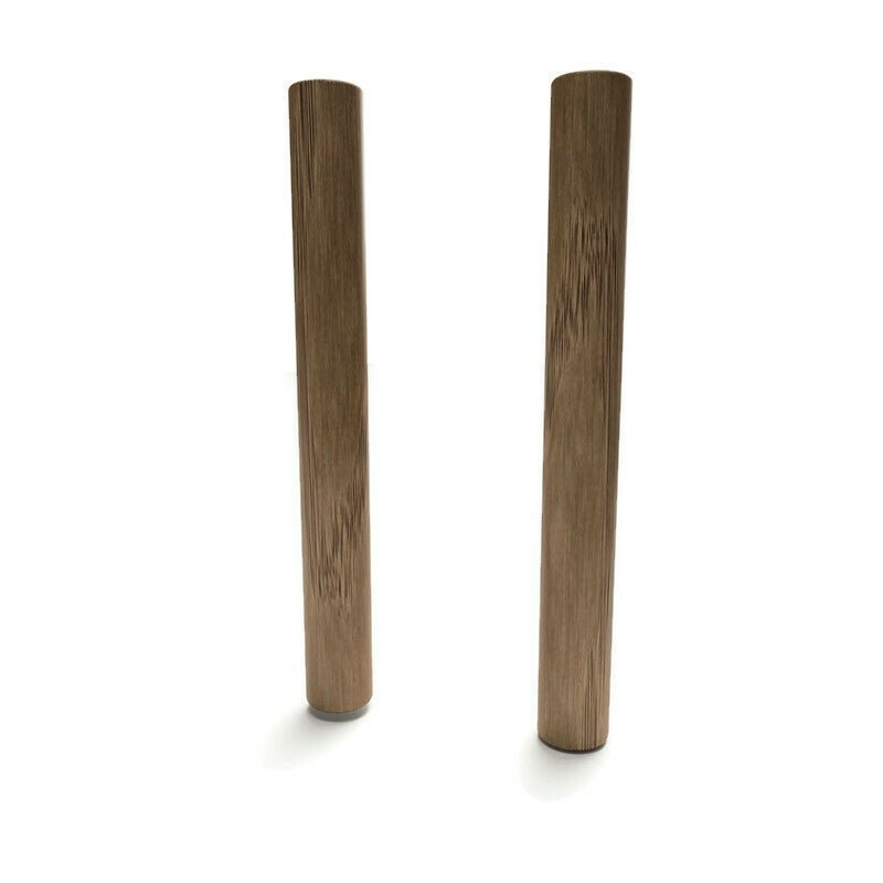 Wooden & Stainless Steel Gymnastic Dumbbells - Lightweight Home Gym Equipment for Yoga, Pilates & Strength Training