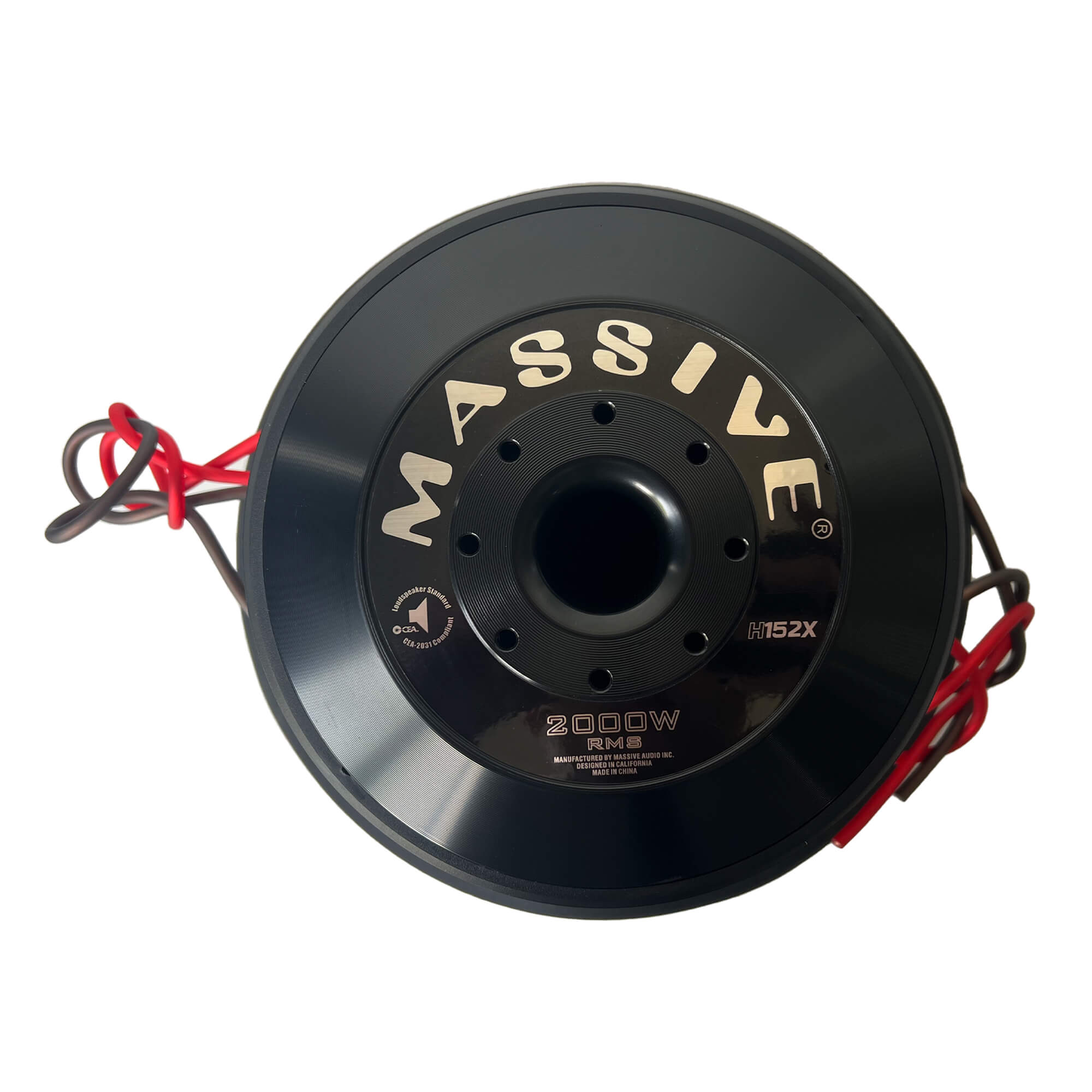 H152X 15-Inch 2000 Watts RMS Dual 2 Ohm 3 Voice Coil Mega Subwoofer - Powerful Bass for Car Audio & Home Theater Systems