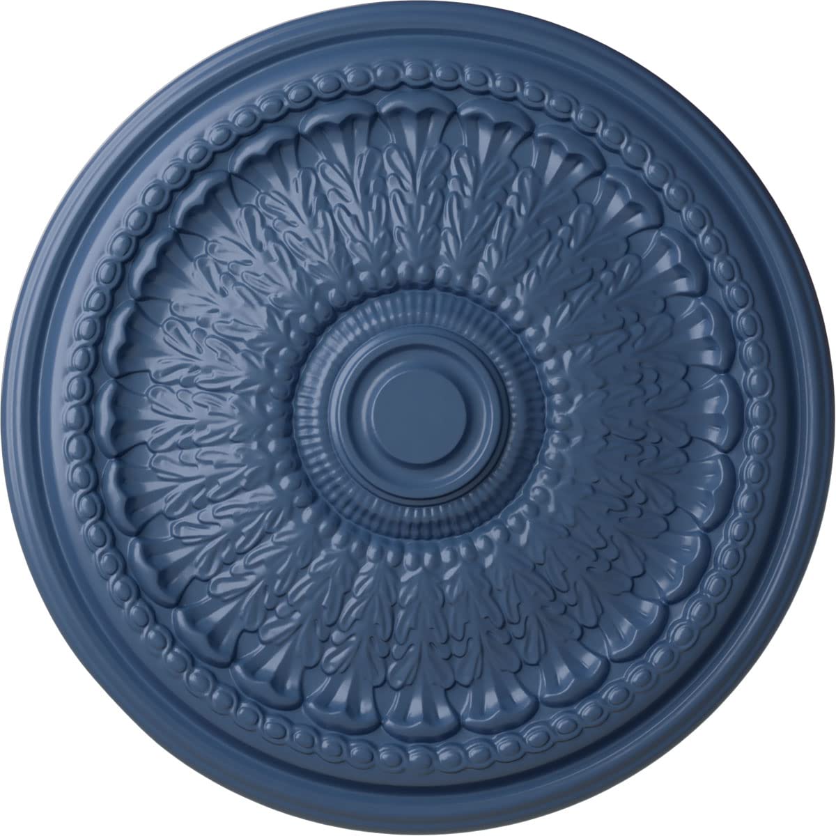 Ekena Millwork Brunswick Ceiling Medallion - Hand-Painted Americana Design for Home Decor | Perfect for Dining Rooms, Living Rooms & Entryways