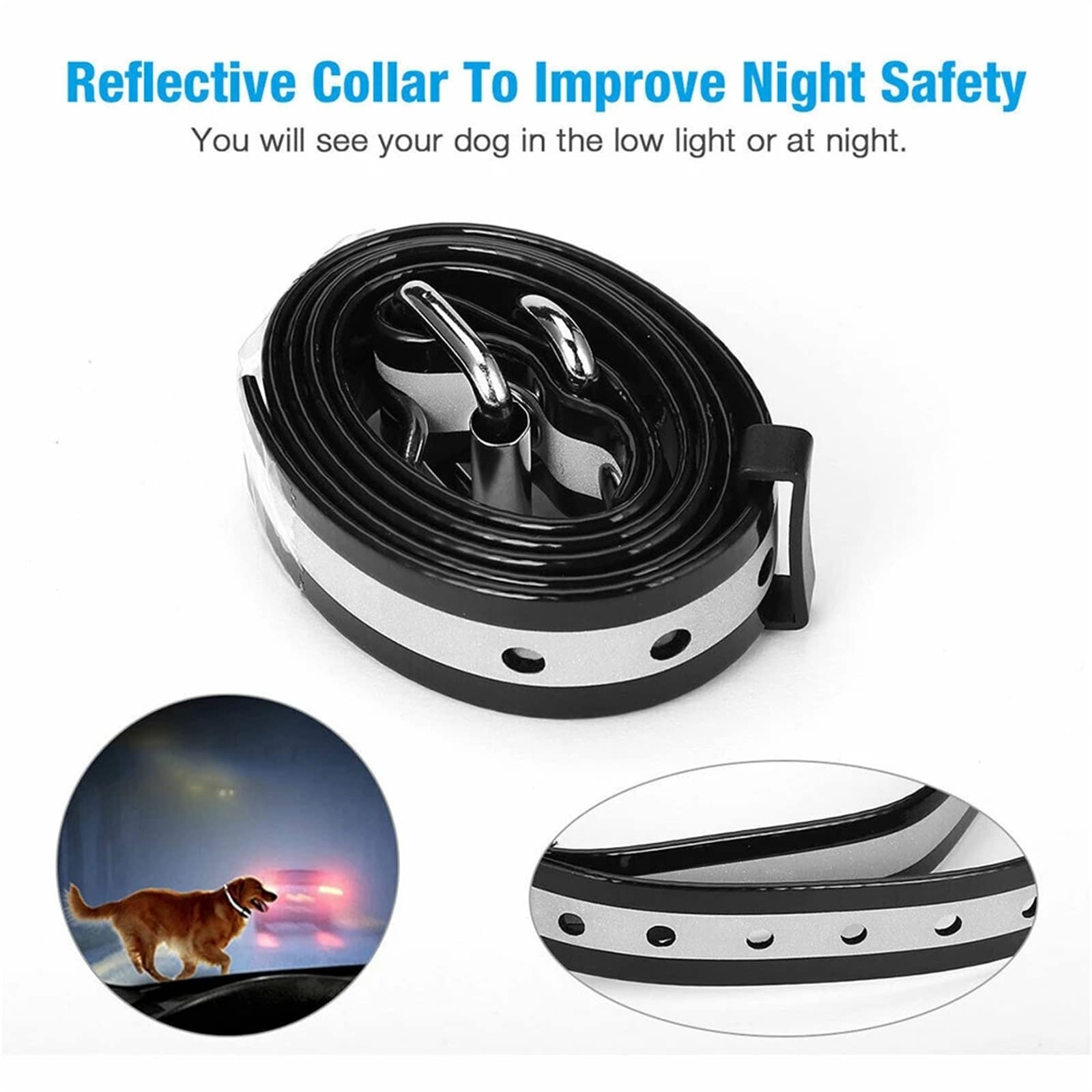 Wireless Dog Fence Electric Pet Containment System with Tone/Static Correction - Adjustable Range Up to 2000 Feet - Waterproof Receiver for Small Medium Large Dogs - Perfect for Backyard, Farm & Outdoor Training