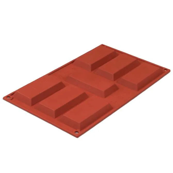 Premium Silicone Financier Baking Mold - 7 Cavity Non-Stick French Madeleine Cake Pan for Home Bakers & Professional Chefs - Perfect for Desserts, Tea Parties & Holiday Baking