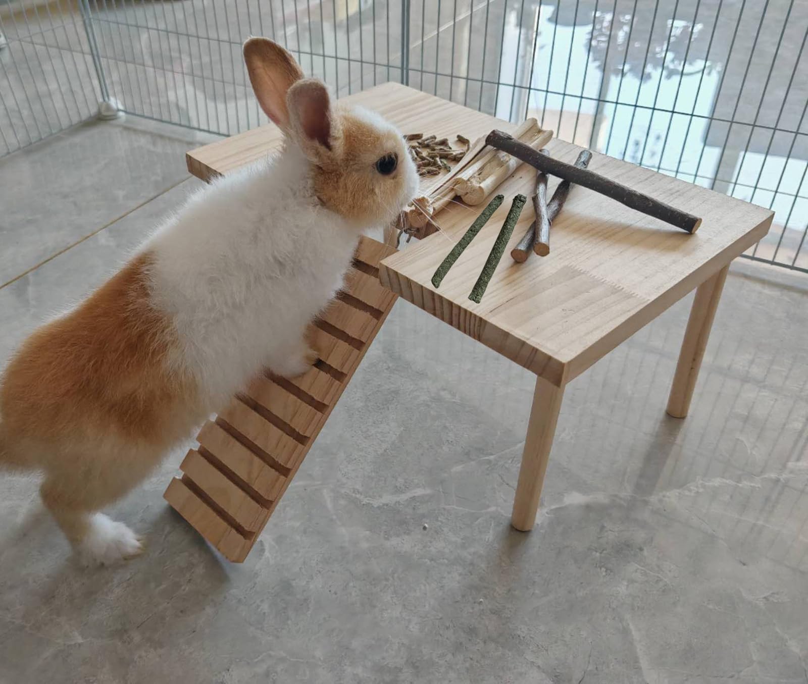 Natural Bamboo Chew Sticks for Small Pets - Chinchillas, Hamsters, Mice, Gerbils, Rabbits, Guinea Pigs | Healthy Teeth Cleaning & Boredom Relief | Timothy Hay Enriched Small Animal Chew Toys for Indoor Cage Enrichment