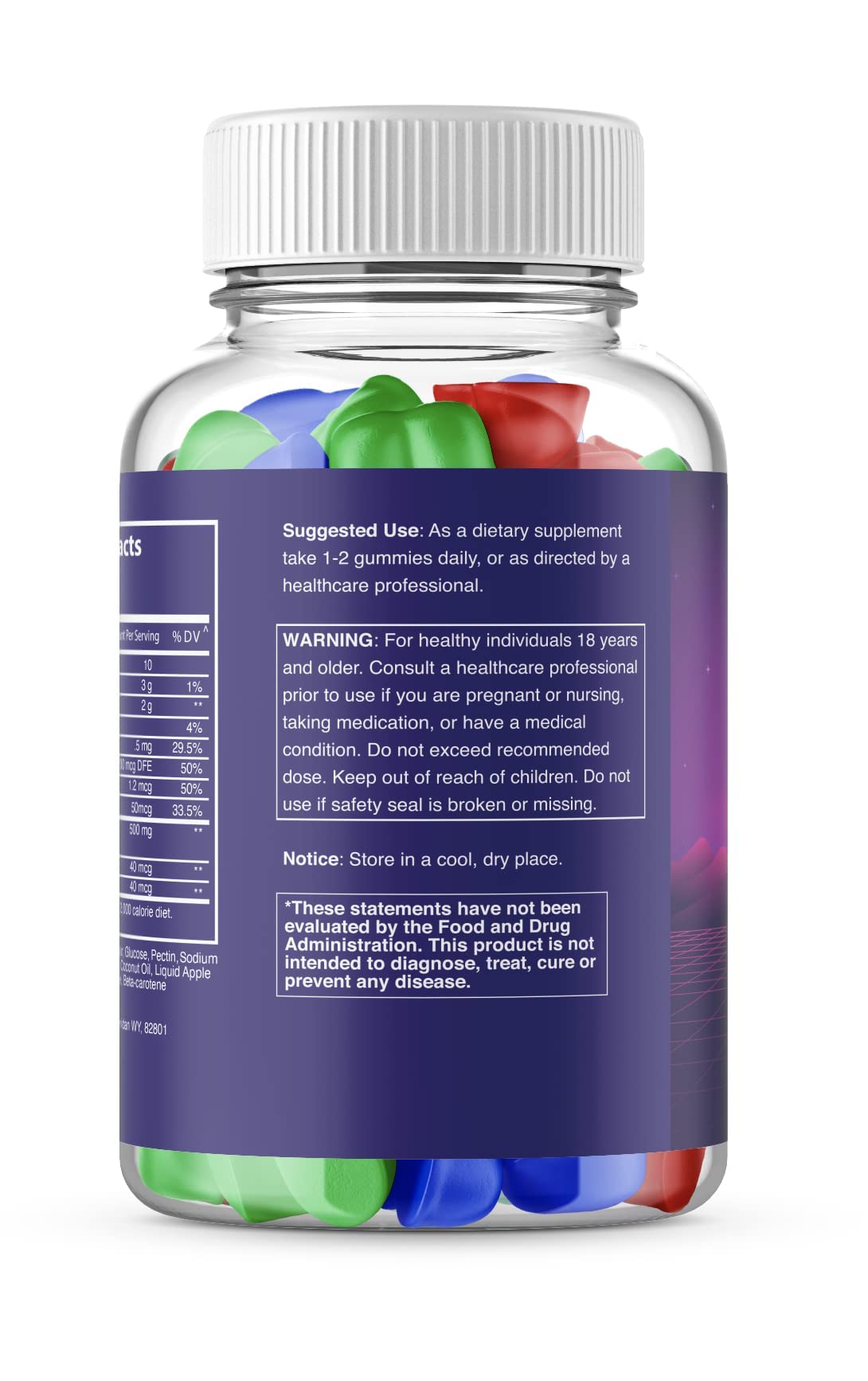IDEAL PERFORMANCE Gemini Keto Gummies - Sugar Free Ketogenic Supplement with BHB (60 Count) for Weight Loss & Energy Boost - Perfect for Low Carb Diet & On-the-Go Snacking