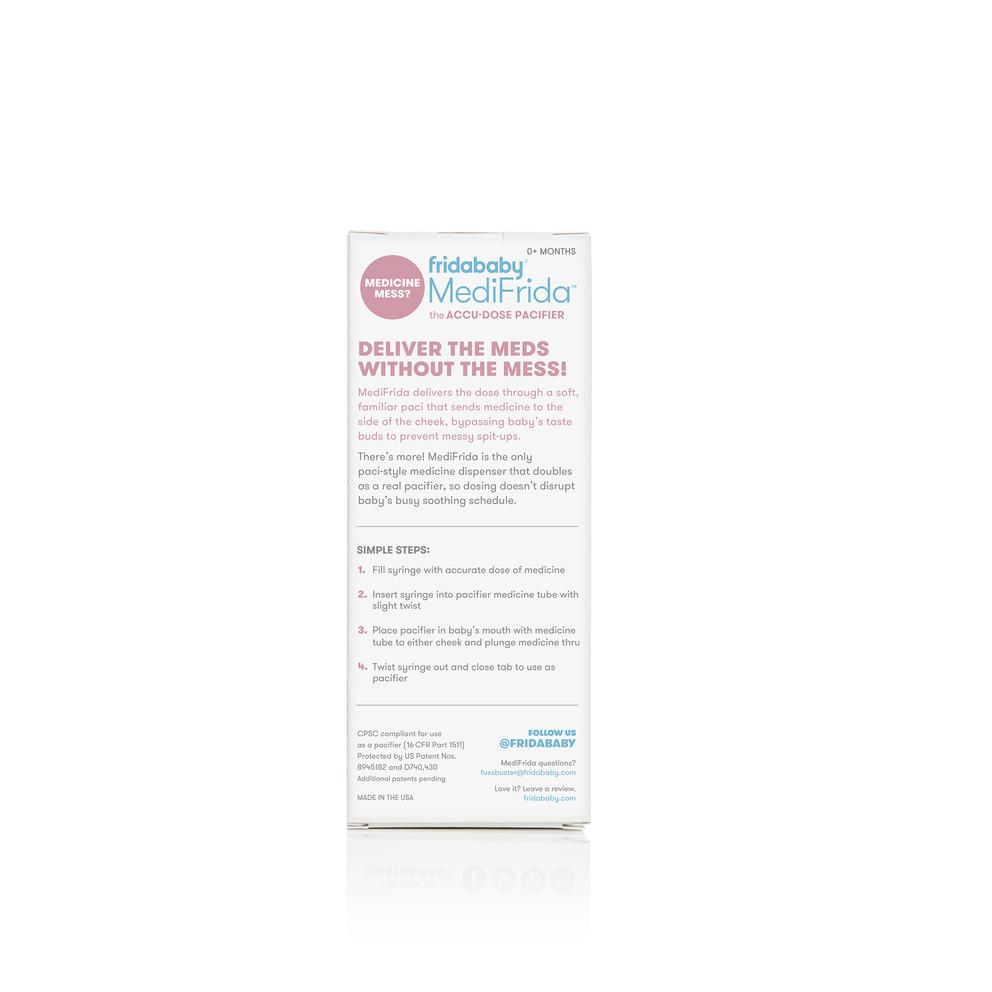 MediFrida Accu Dose Baby Pacifier - Calming Soother for Infants & Newborns | Perfect for Sleep, Travel & Fussy Moments
