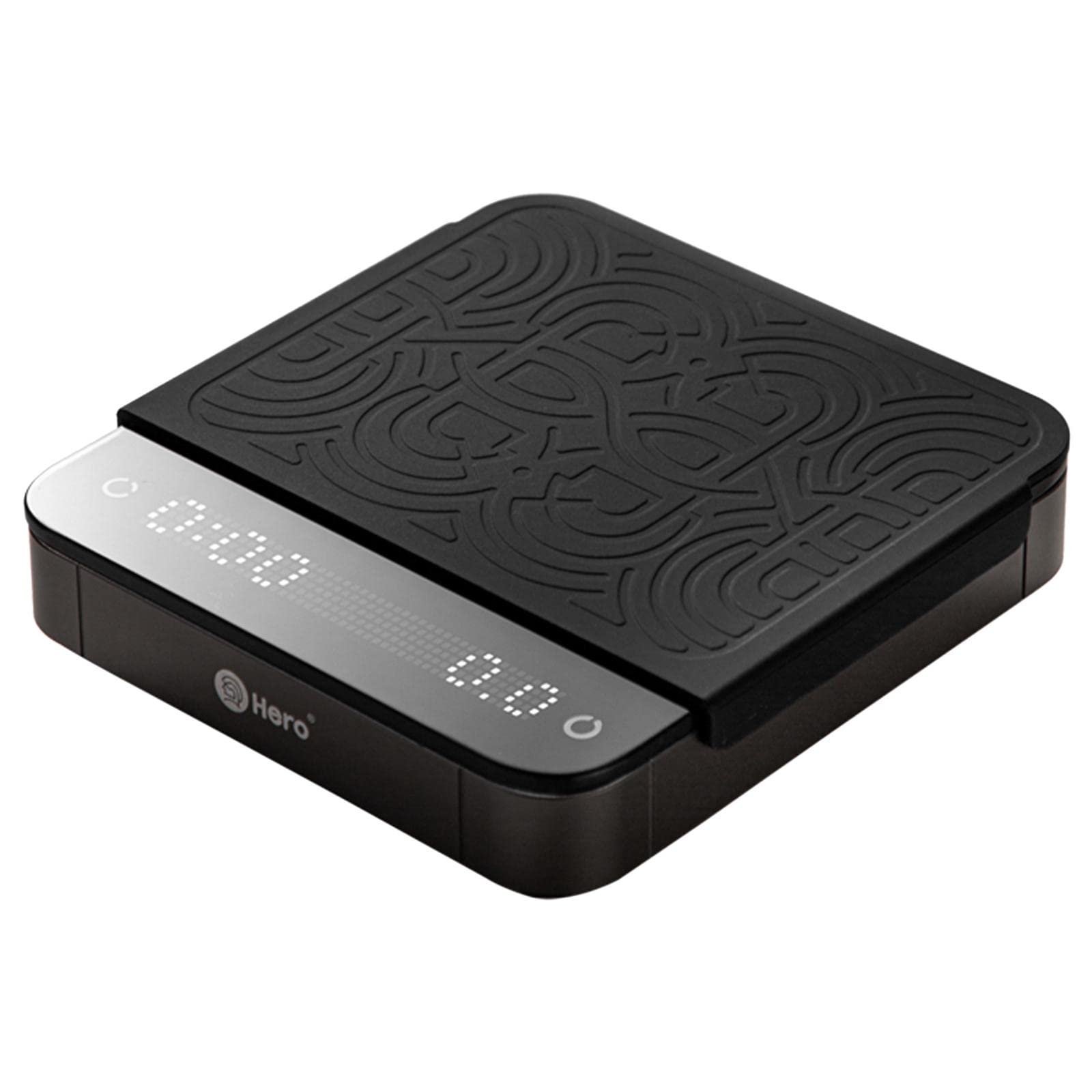 Rechargeable Digital Kitchen Scale with USB Charging, LED Display & Timer - Precise Measuring for Baking, Cooking & Portion Control (Black) - Perfect for Home, Kitchen & Food Prep
