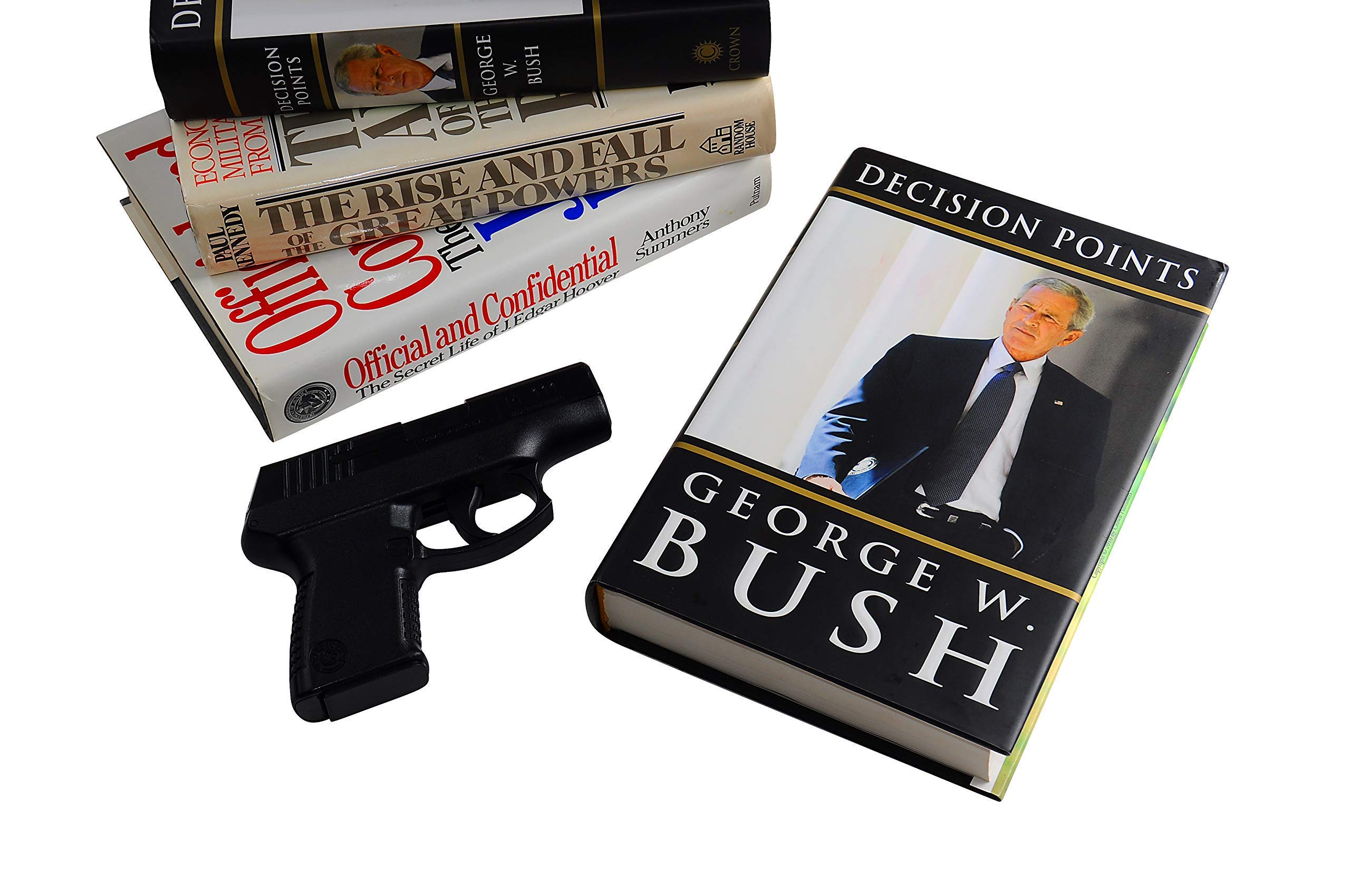 Hidden Book Safe for Compact Handguns - Discreet Gun Storage for Glock, Kimber, Ruger & S&W - Home Defense Security Box - Perfect for Bedside, Office or Travel Use