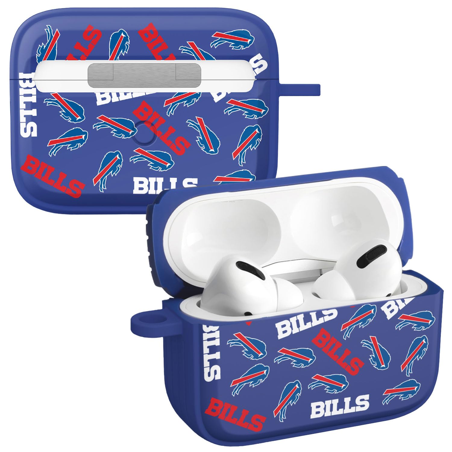Buffalo Bills HDX Protective Case Cover for Apple AirPods Pro 1 & 2 - Durable Shockproof Design for Sports Fans | Perfect for Game Day, Workouts & Travel