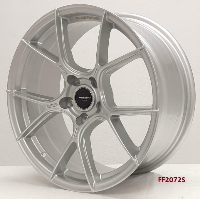 18'' Flow Forged Wheels for VW Golf GTI 2006 & Up - 5x112 Bolt Pattern 18x8 Size - Lightweight Performance Rims for Street Racing & Car Enthusiasts