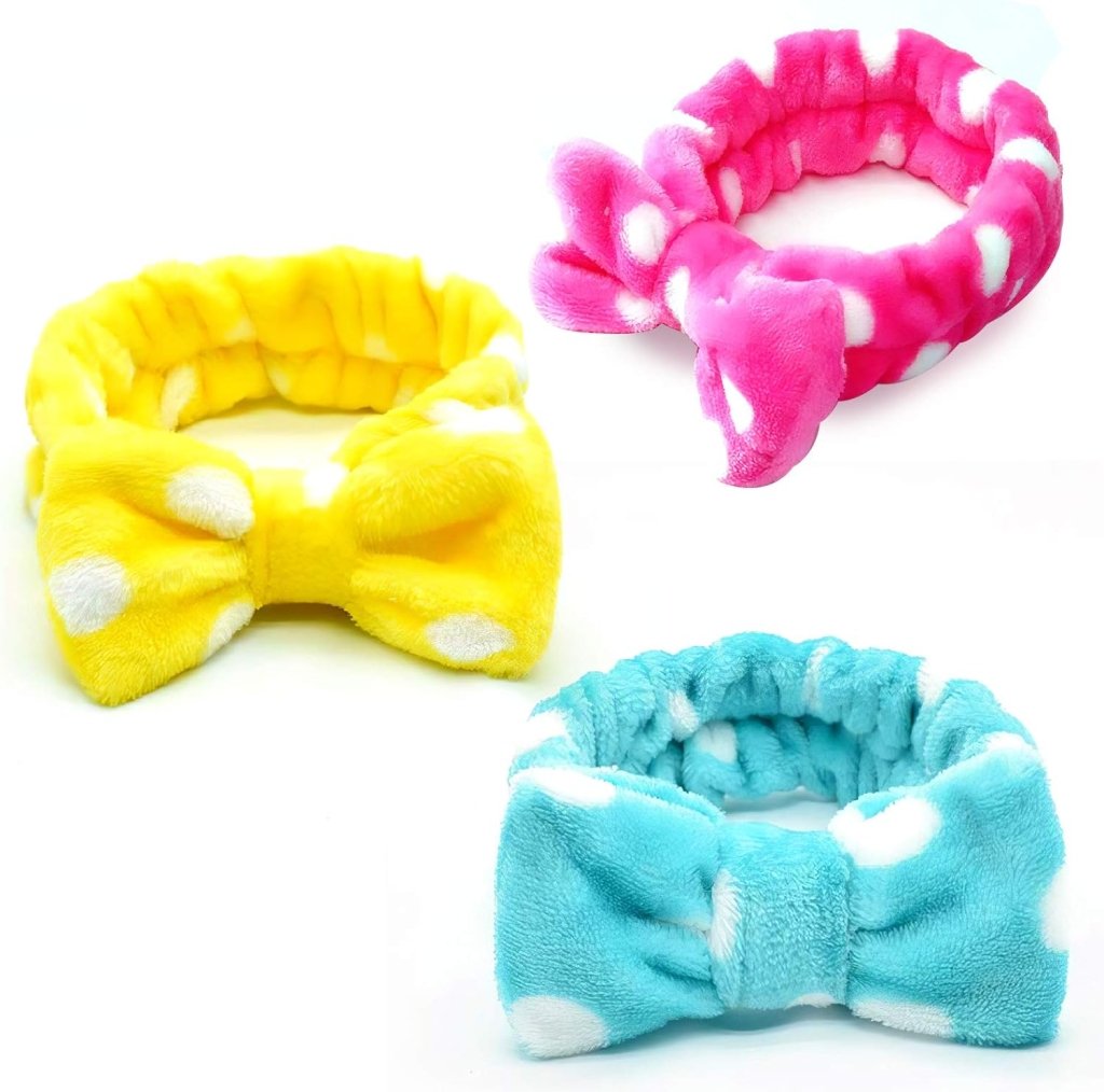 3 Pack Women's Hair Bands - Soft Stretch Headbands for Women & Girls - Non-Slip Hair Accessories for Workouts, Yoga, Running & Everyday Use