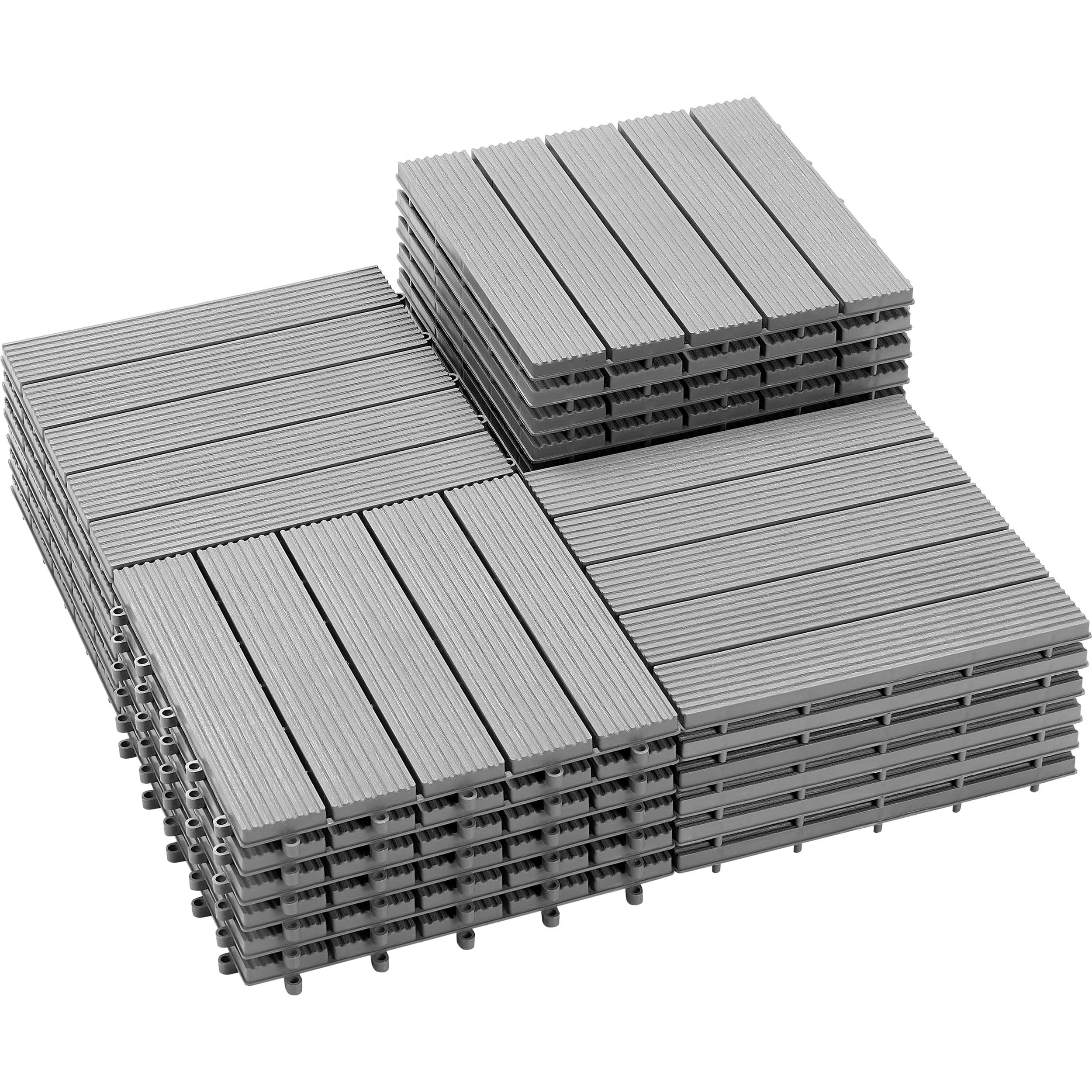 PrimeZone 27 PCS Interlocking Deck Tiles - 12