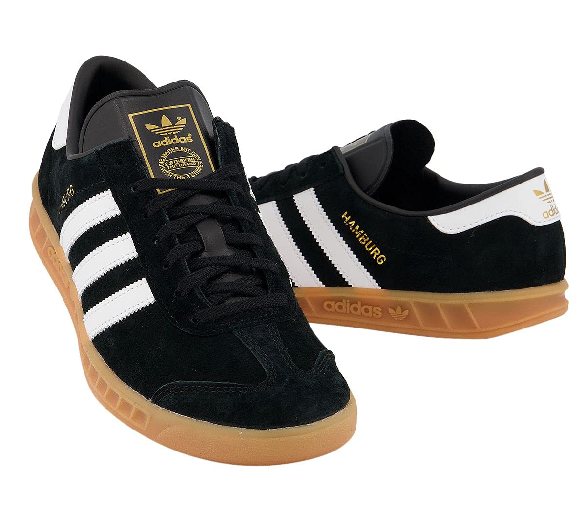 adidas Men's Hamburg Basket Sneakers - Casual Comfort Shoes for Walking, Running & Everyday Wear