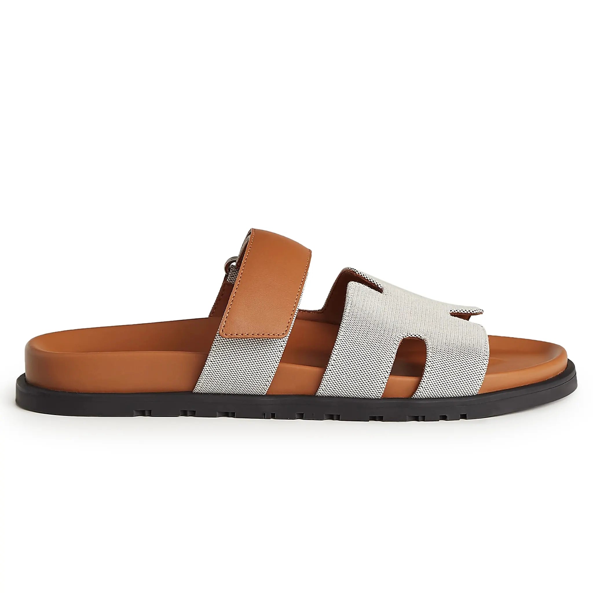 Hermès Paris Chypre Plum Natural Leather Sandals for Women - Luxury Summer Fashion Footwear for Beach, Vacation & Casual Outings