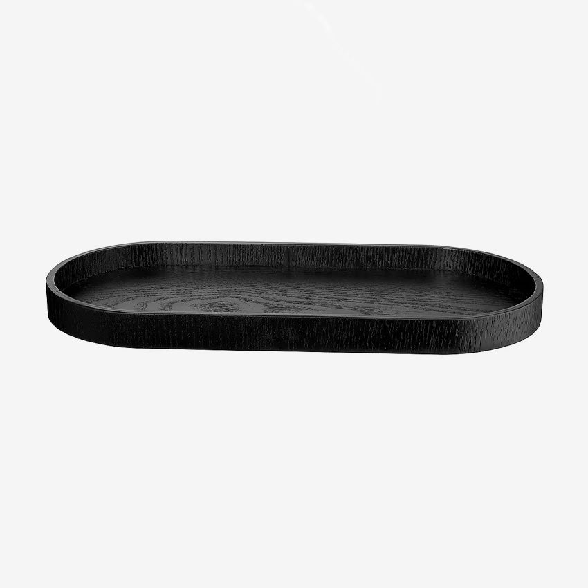 Asa Germany Oval Wooden Tray - Handcrafted Wood Serving Tray for Coffee, Tea, Breakfast in Bed, Home Decor & Gift Ideas