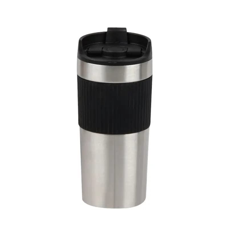 Portable Coffee Maker - 16oz Insulated French Press Travel Mug with Double Wall Stainless Steel - Perfect for Camping, Office & On-the-Go Brewing