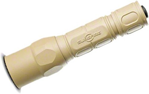 Surefire G2X Pro 600 Lumen Tactical Flashlight with Dual-Output LED, V70 Holster, 2 CR123A Batteries & Battery Case (Tan) - Perfect for Camping, Hiking, Emergency & Law Enforcement Use