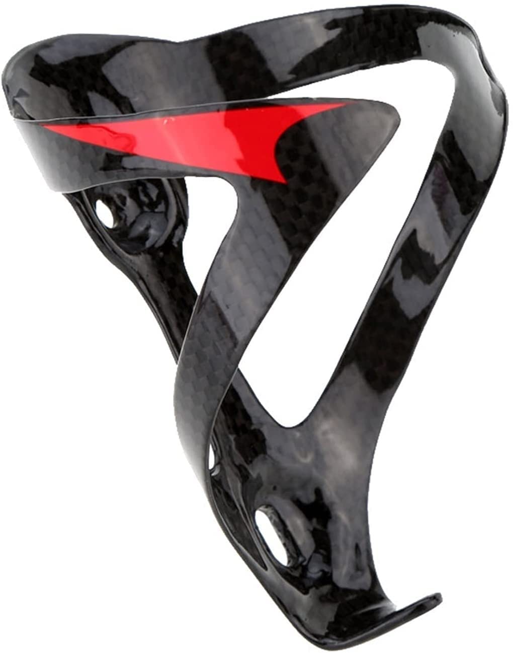 2pcs Ultra Light Full Carbon Fiber Bike Water Bottle Holder Cage - Glossy Finish for Road & Mountain Bicycles - Perfect for Cycling, Commuting & Outdoor Adventures (Color: A)