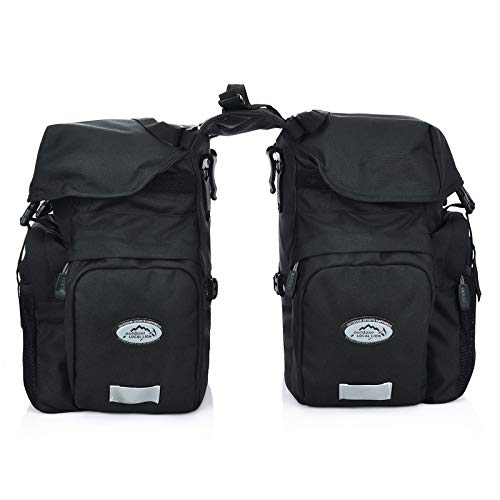 JMsDream Waterproof Bike Panniers - Heavy Duty Bicycle Rear Rack Bags for Commuting, Touring & Outdoor Adventures - Durable Cycling Storage for Road Trips & Daily Use