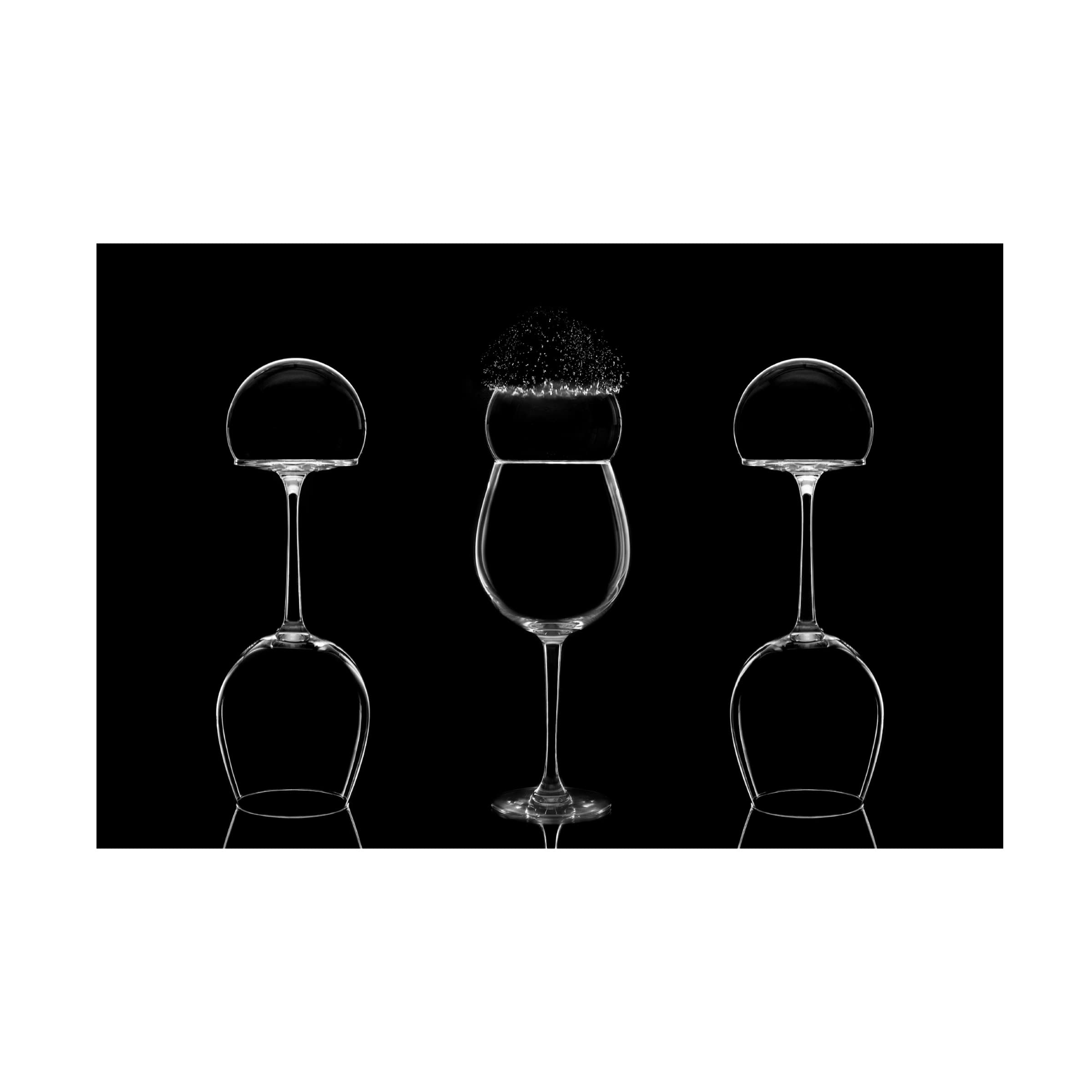 Trademark Fine Art 'Cups And Bubbles' Canvas Wall Art by Fran Osuna - Modern Abstract Painting for Living Room, Bedroom & Office Decor