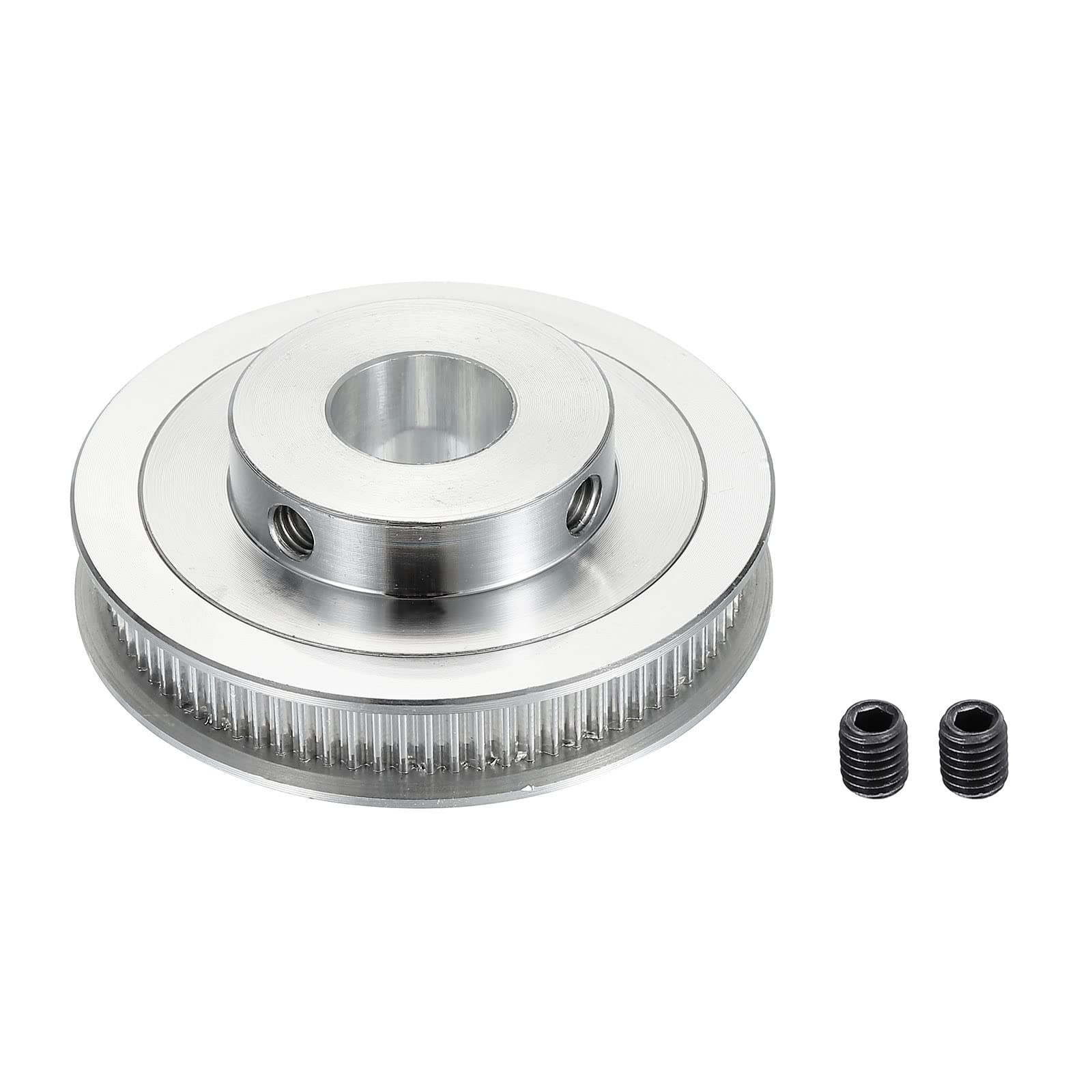 MECCANIXITY 80 Teeth 14mm Bore Aluminum Timing Pulley - Synchronous Wheel with M5 Screw for 3D Printer Belt & CNC Machine - Perfect for DIY Robotics, Automation Projects, and Industrial Equipment Upgrades