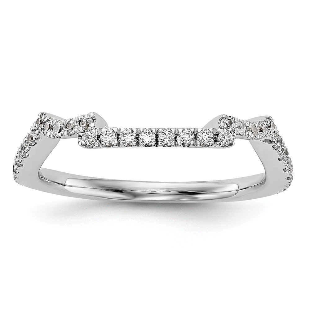 14K White Gold Lab-Grown Diamond Wedding Band Ring for Women - 0.272 Carat Total Weight, Elegant Engagement Ring, Perfect for Proposals, Anniversaries & Bridal Jewelry