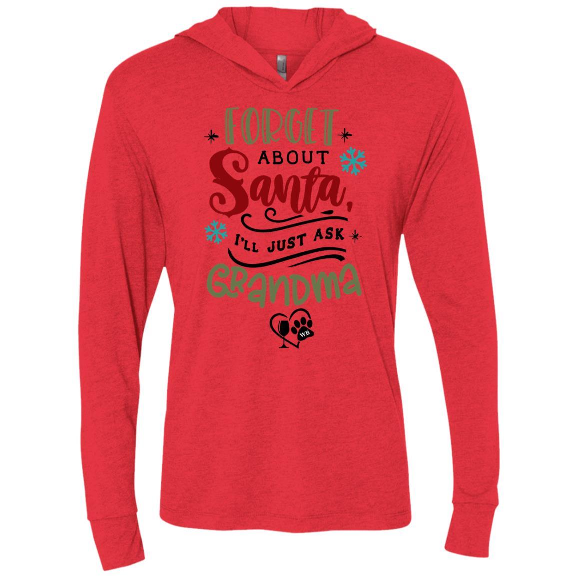 WineyBitches.Co Unisex Tri-Blend Long Sleeve Hooded T-Shirt - Soft & Comfortable for Casual Wear, Lounge & Outdoor Activities