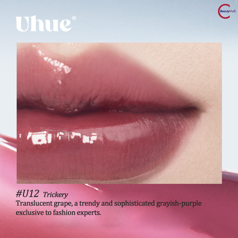 Uhue 6D Diamond Mirror Lip Gloss - Long Lasting Shiny Lip Glaze for Women, Perfect for Parties, Date Night & Everyday Wear