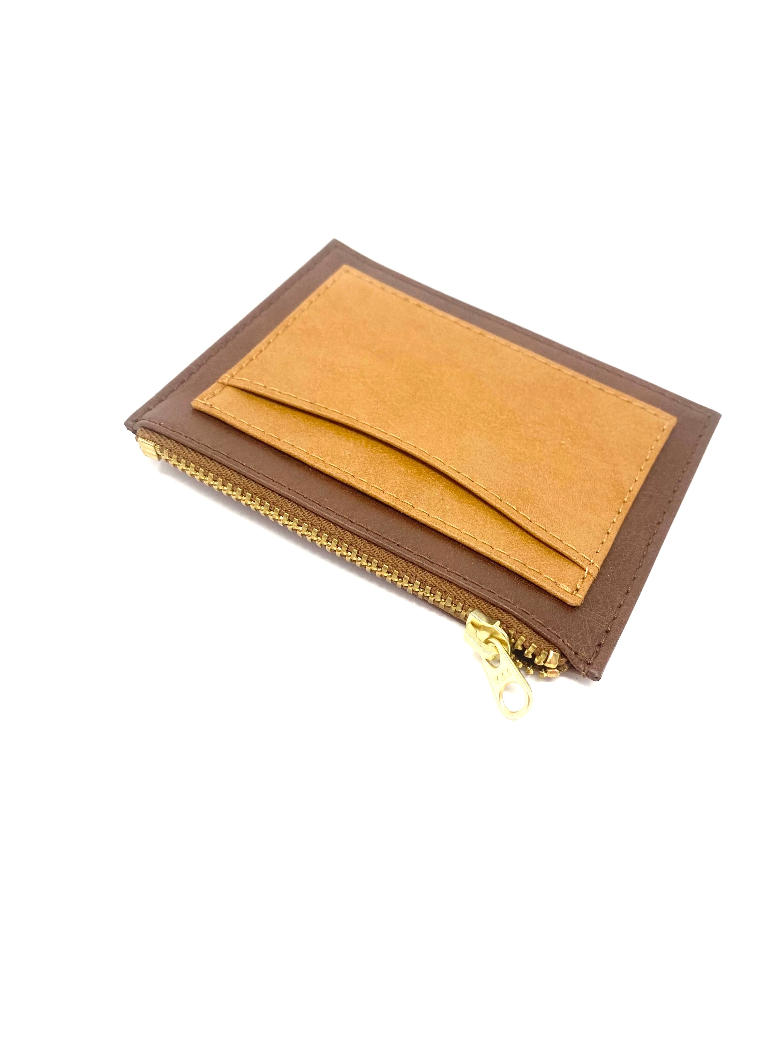 Novacas Brit Genuine Leather Wallet in Tan - Slim Bifold RFID Blocking Wallet for Men - Perfect for Everyday Carry, Travel & Business
