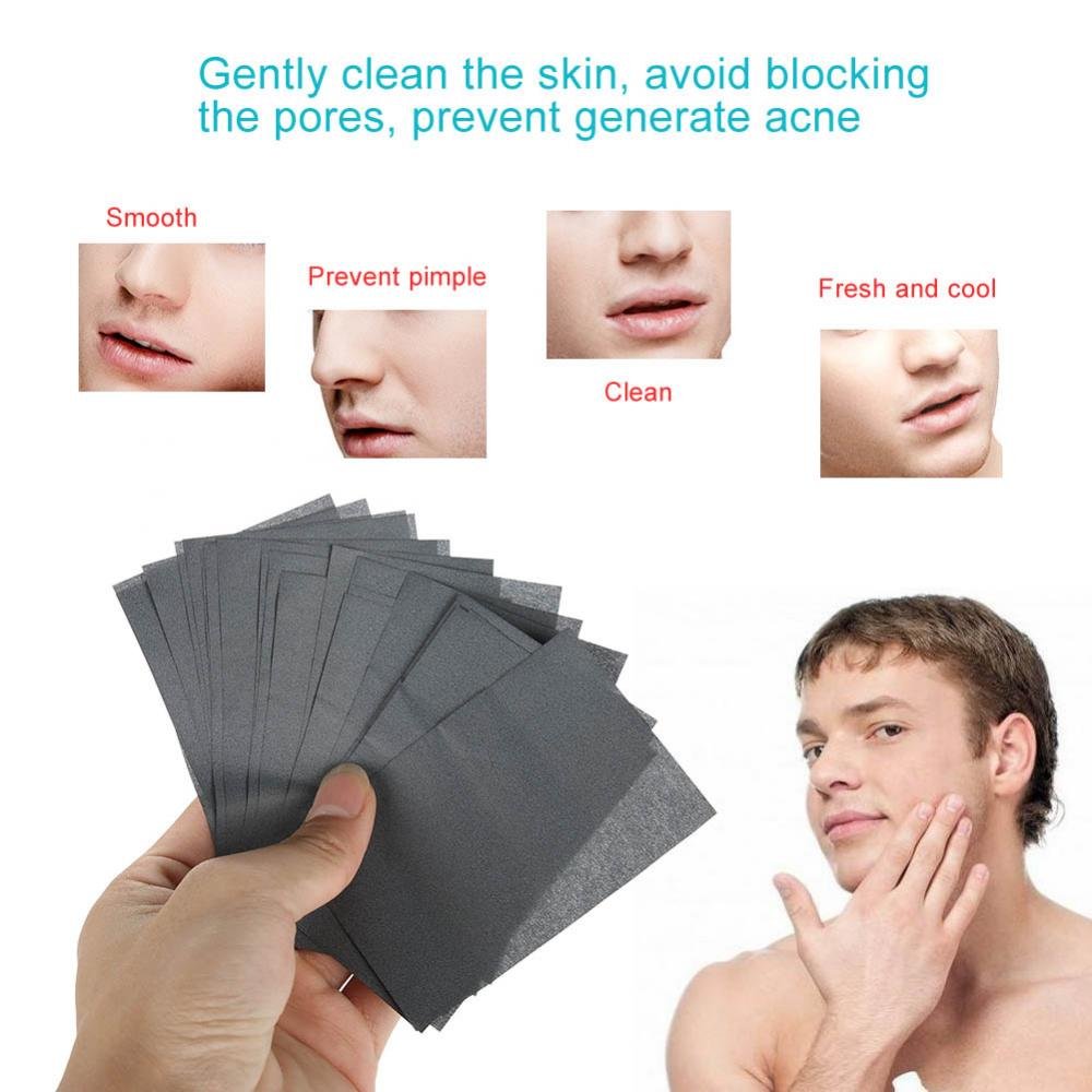 Oil Absorbing Tissues for Men - 80Pcs Oil Control Blotting Papers, Face Oil Absorber Sheets for Shine-Free Skin | Perfect for Gym, Travel & Daily Skincare Routine
