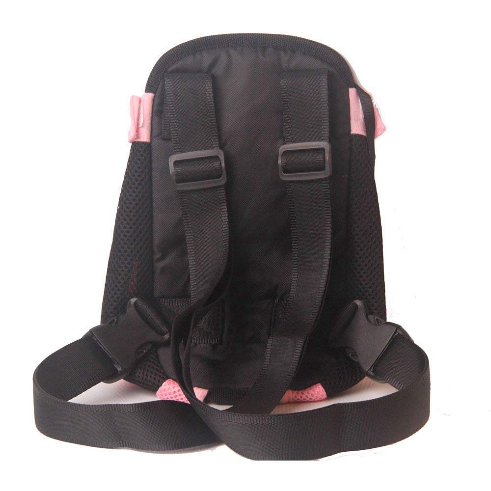 Breathable Pet Carrier Backpack - Double Shoulder Dog & Cat Travel Bag for Small Pets - Perfect for Hiking, Air Travel & Outdoor Adventures