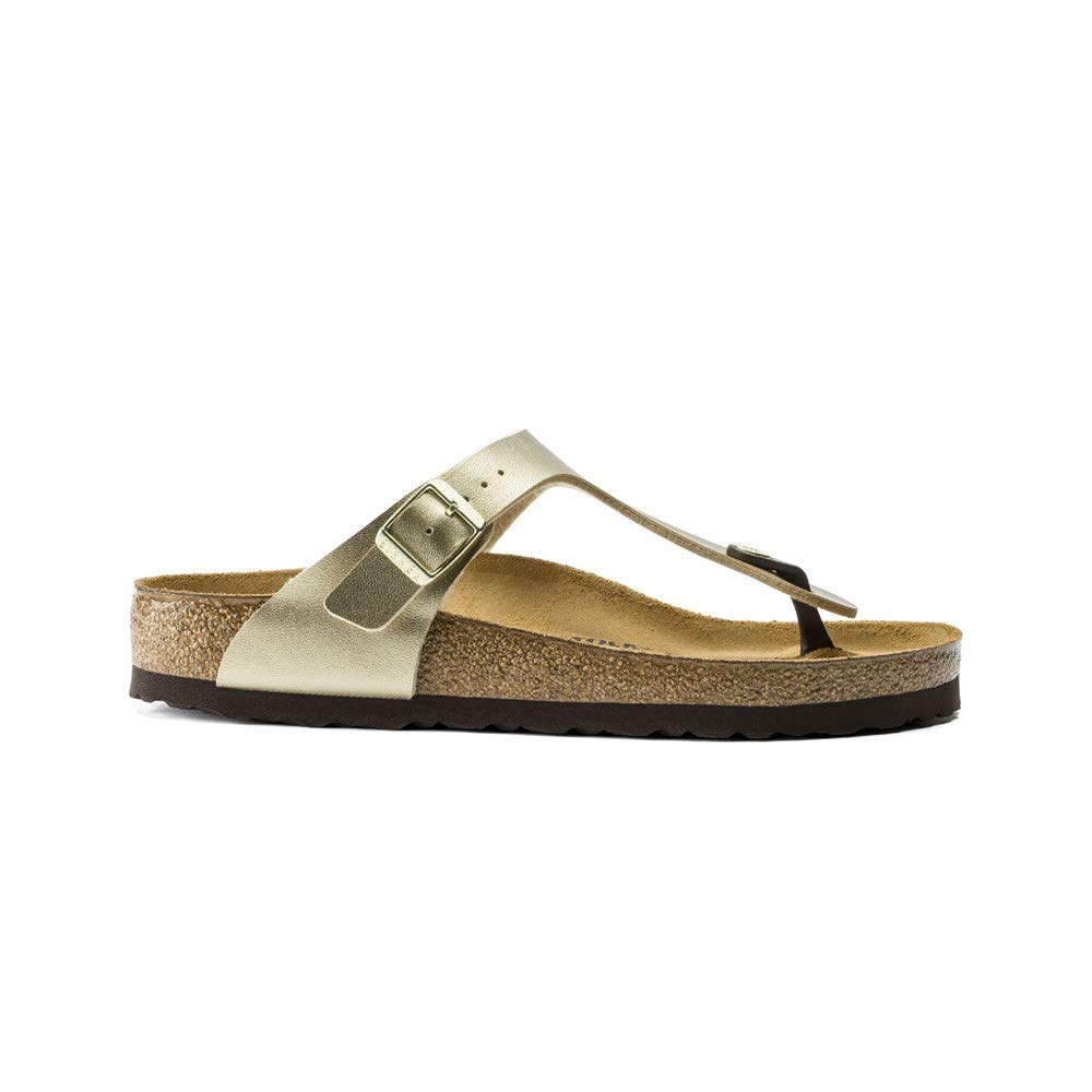 Birkenstock Unisex-Adult Gizeh Thong Sandals in Gold - Comfortable & Stylish for Beach, Pool, and Casual Wear
