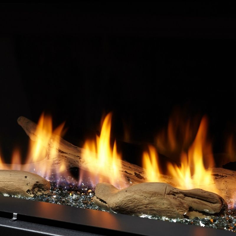 Majestic Echelon II Driftwood Log Set - Natural Wood Decor for Fireplace, Aquarium & Home Decoration | Rustic Centerpiece for Living Room, Office & Wedding Decor