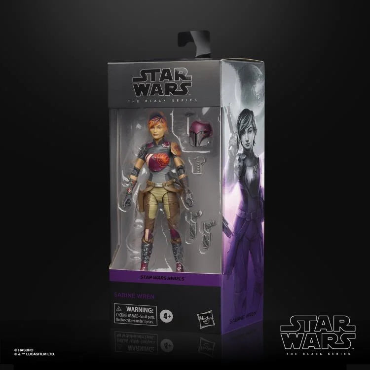 Star Wars The Black Series Sabine Wren Action Figure - 6-Inch Collectible Toy from Rebels Series | Perfect for Display, Cosplay & Star Wars Fans