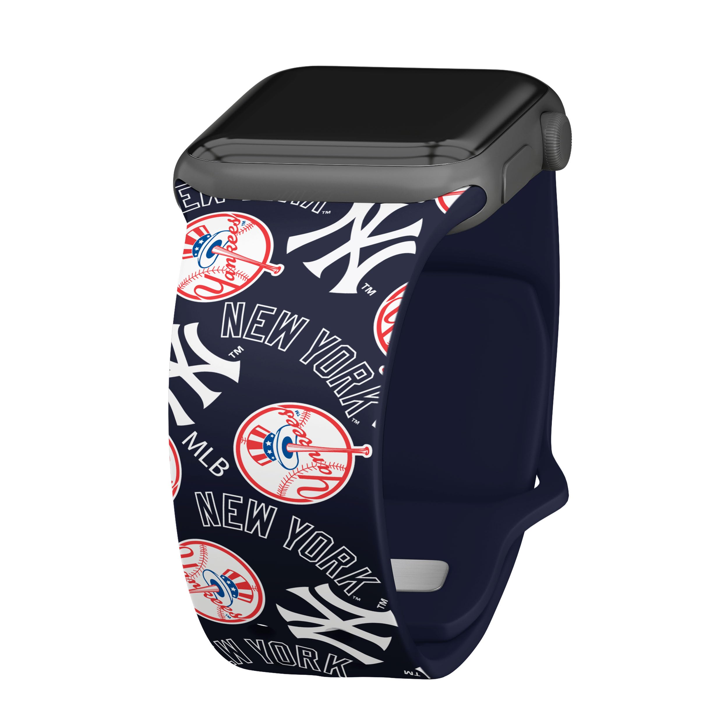 New York Yankees HD Apple Watch Band - Compatible with All Apple Watch Models - Perfect for Baseball Fans, Game Day & Sports Enthusiasts