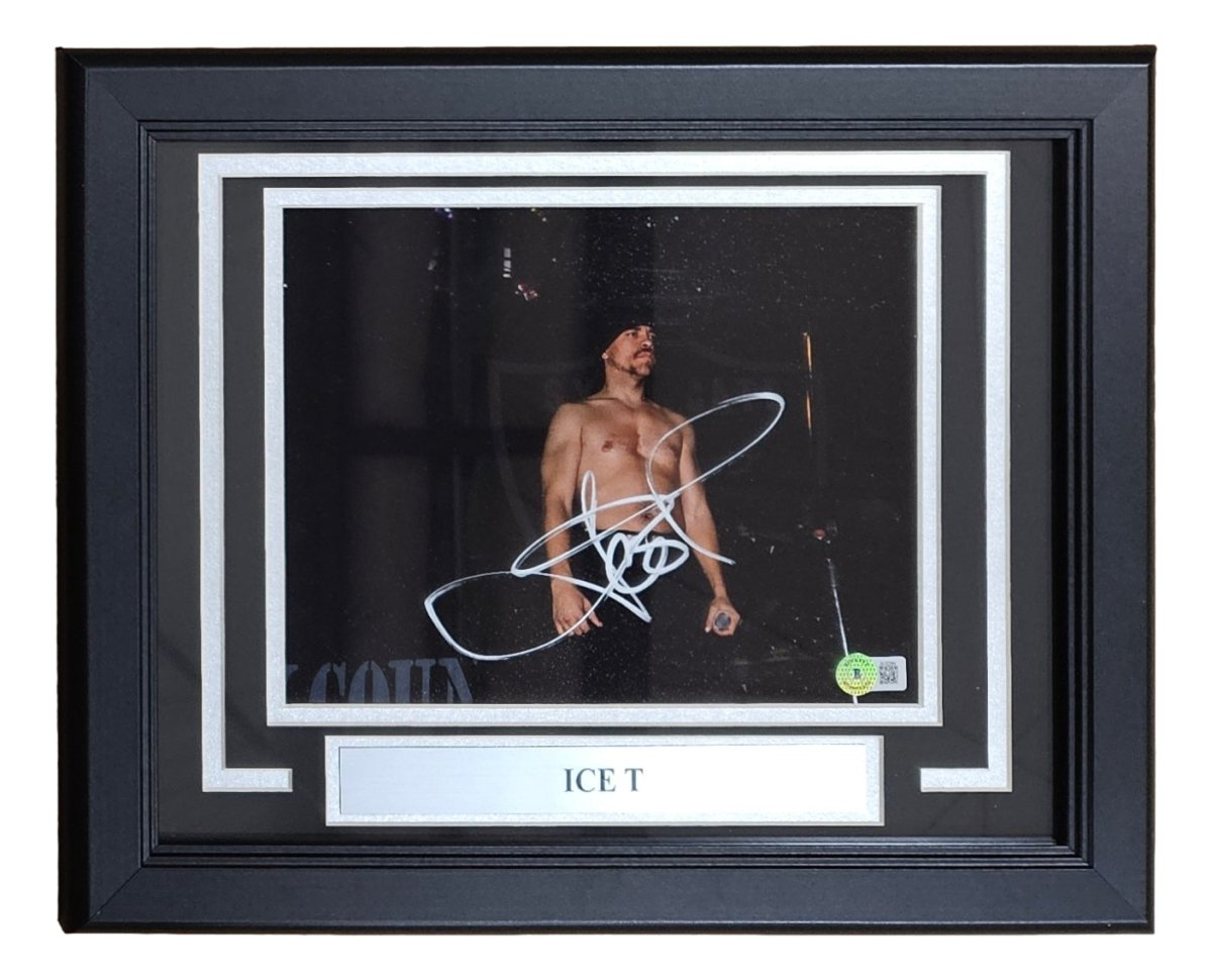 Ice T Signed Framed 8x10 Photo - Authentic Autographed Memorabilia - Perfect for Music Fans & Collectors - Great Gift for Home or Office Decor
