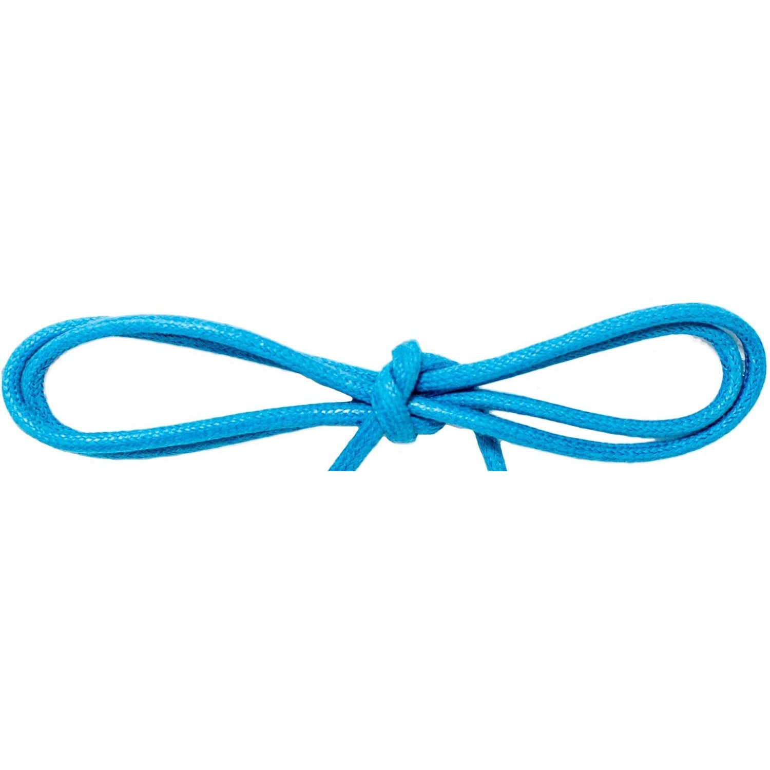 12 Pack Neon Blue Waxed Cotton Thin Round Dress Shoelaces - Durable & Stylish for Sneakers, Boots & Casual Shoes