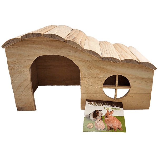 Natural Moss Covered Hollow Log House - Rustic Wooden Fairy Garden Decor for Outdoor & Indoor Use - Perfect for Terrariums, Fairy Gardens, and Home Decor