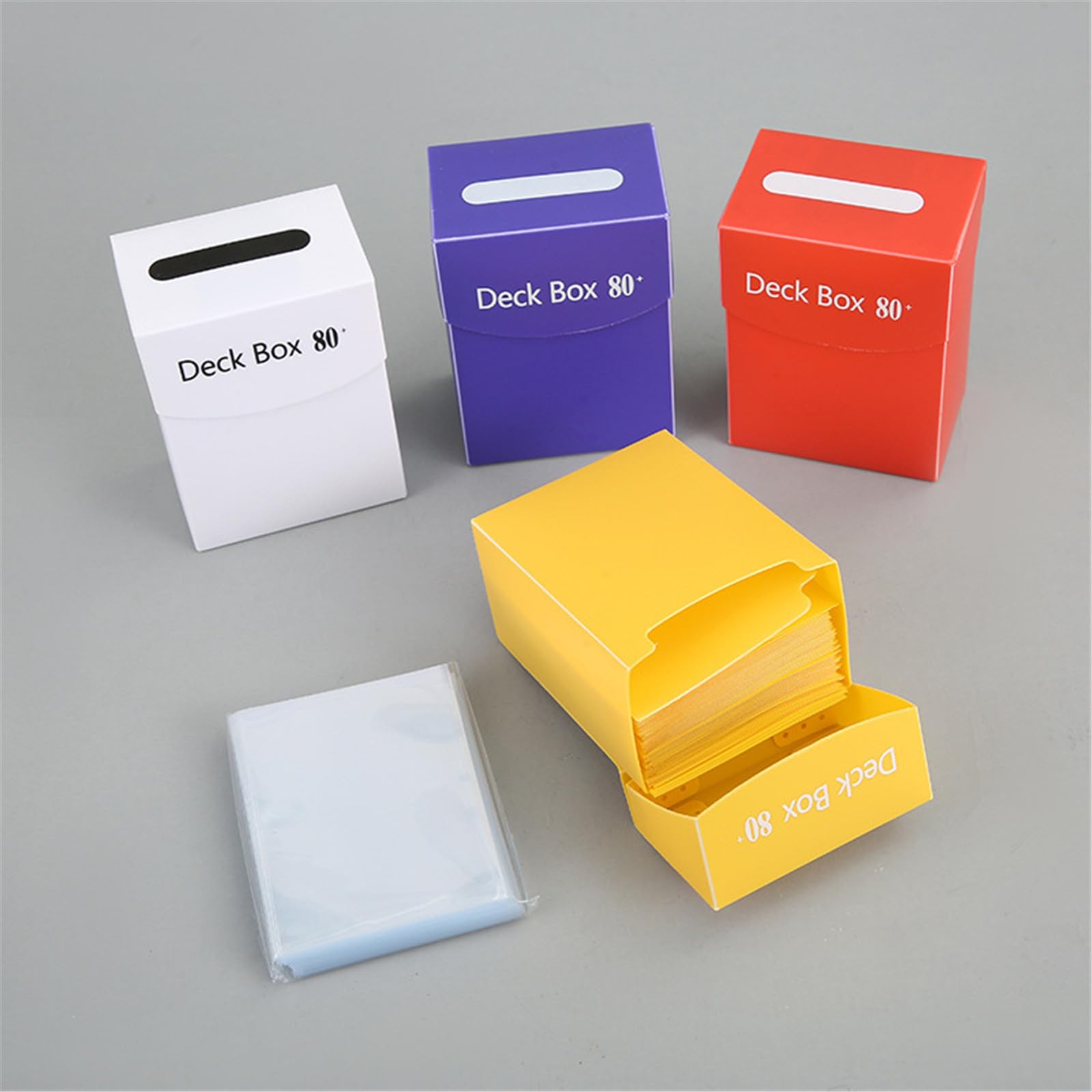 NONGYU Trading Card Storage Box - Waterproof & Durable Deck Box for MTG, Pokemon, Yu-Gi-Oh Cards - Multi-Functional Game Card Organizer with Secure Lid - Perfect for Collectors, Tournaments & Home Storage