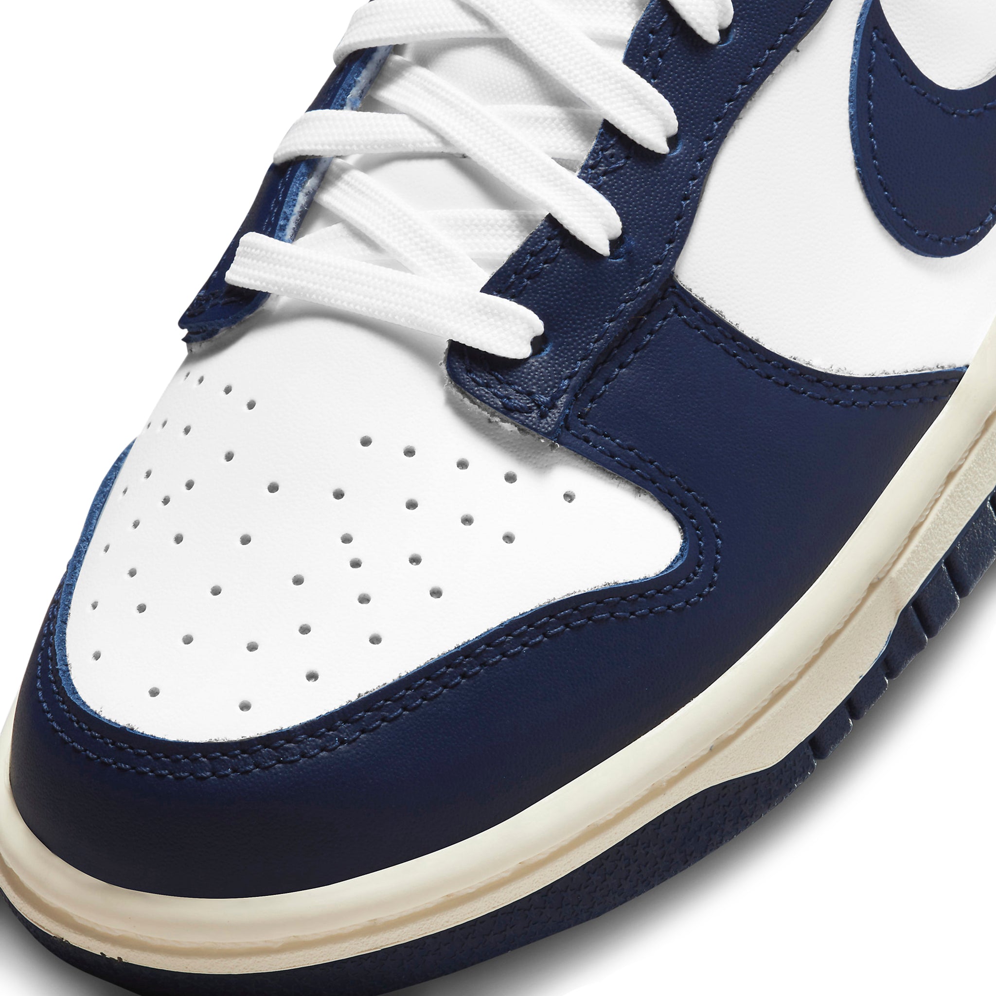 Nike Dunk Low Vintage Navy Women's Sneakers - Retro Style Casual Shoes for Running, Walking & Streetwear Fashion